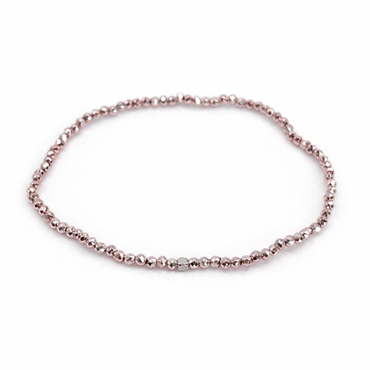 Metallic Blush Armband