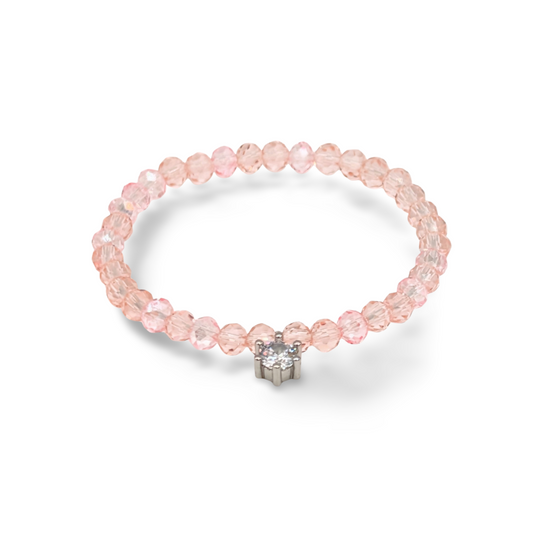 Pale Pink Zircon Star