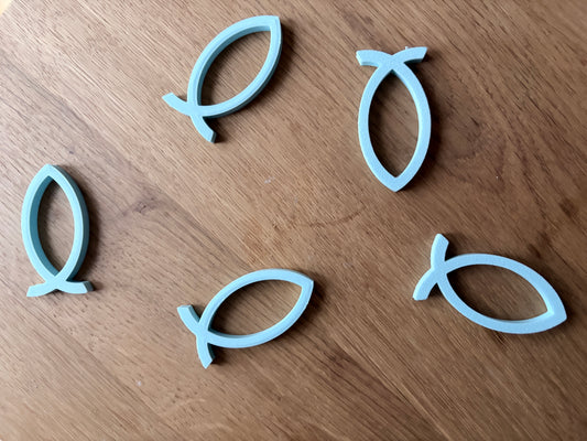 3D Mini Fisch Deko (10 Stk.)