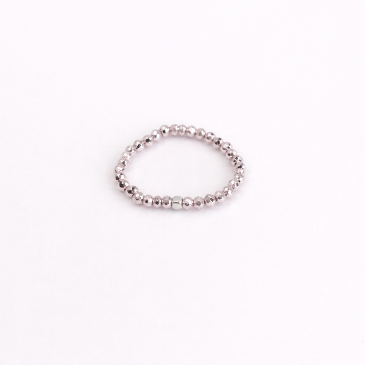 Metallic Blush Ring