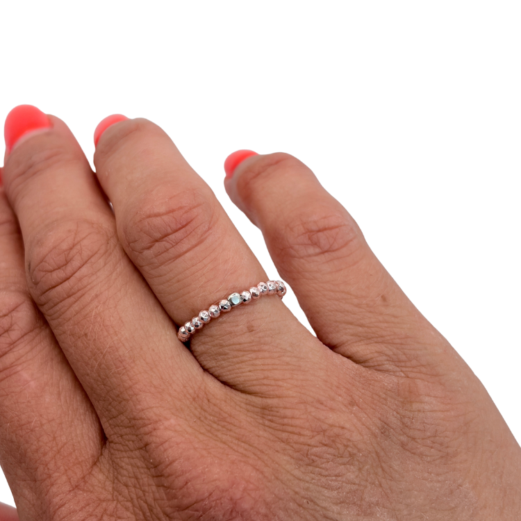 Metallic Blush Ring