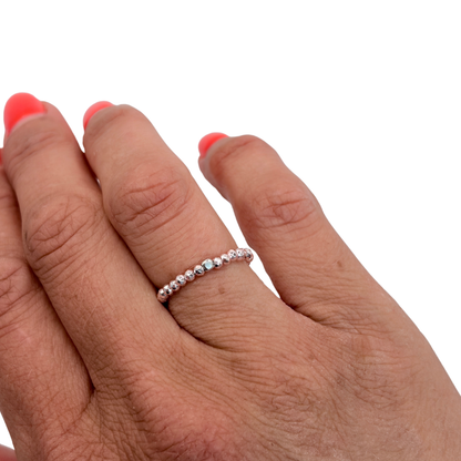 Metallic Blush Ring
