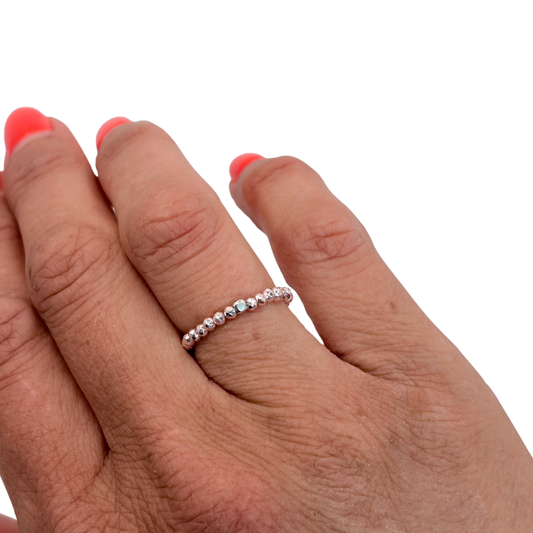 Metallic Blush Ring
